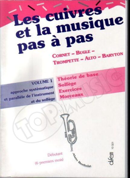 Les Cuivres et la Musique pas à pas Volume 1
