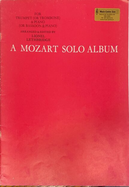 A Mozart Solo Album pour Trompette