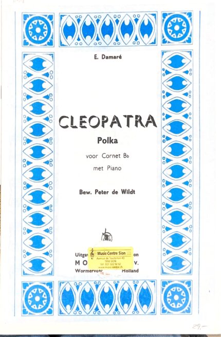 Clepatra pour Cornet Bb avec Piano