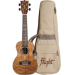Ukulélé Concert Flight DUC-410 Quilted Ash – Image 3