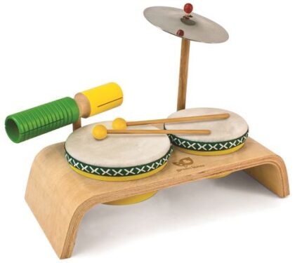 Kit percussion Green tones Batterie débutant