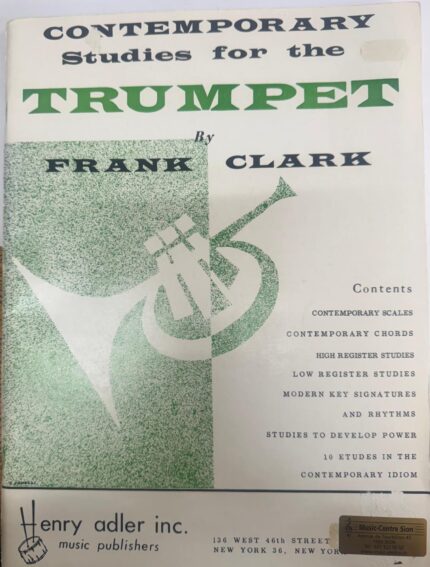 Contemporary studies for the trumpet