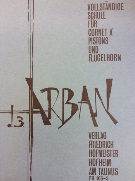 Arban Ecole complète pour cornet