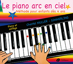 Le piano arc en ciel