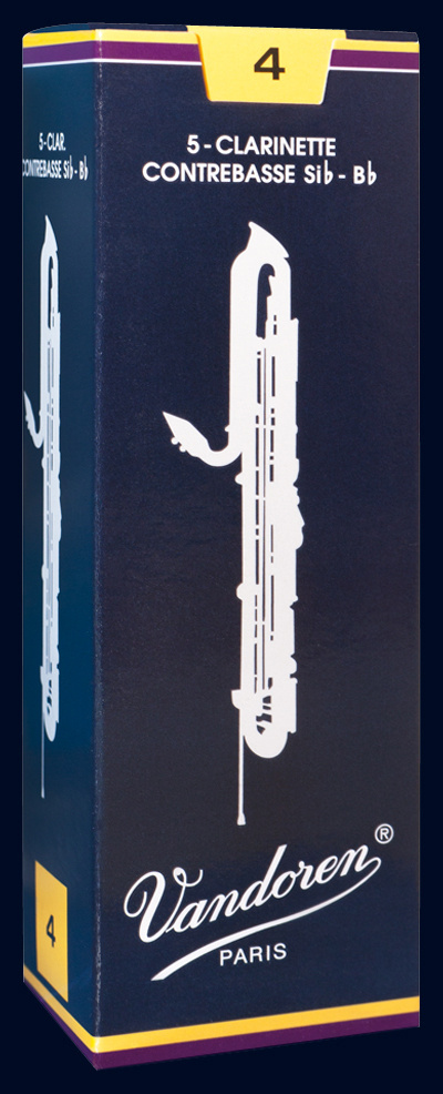 Anches traditionnelles Clarinettes Contre-Basse Vandoren série Bleue