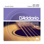 Set Cordes D'Addario EJ26 Custom Light Tension