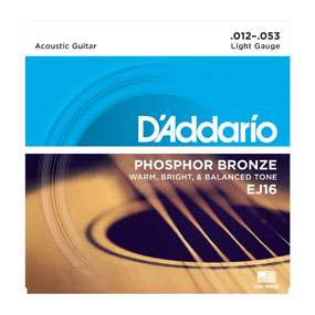 Set Cordes D'Addario EJ16 Light Tension